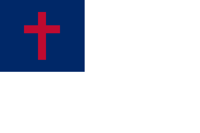 the Christian flag