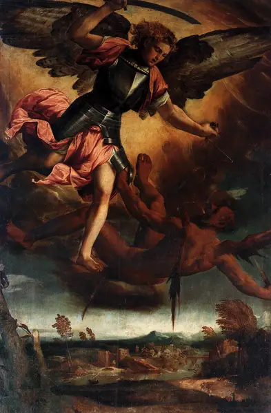 Michael Vanquishing Satan