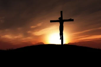 Jesus Christ crucified on cross