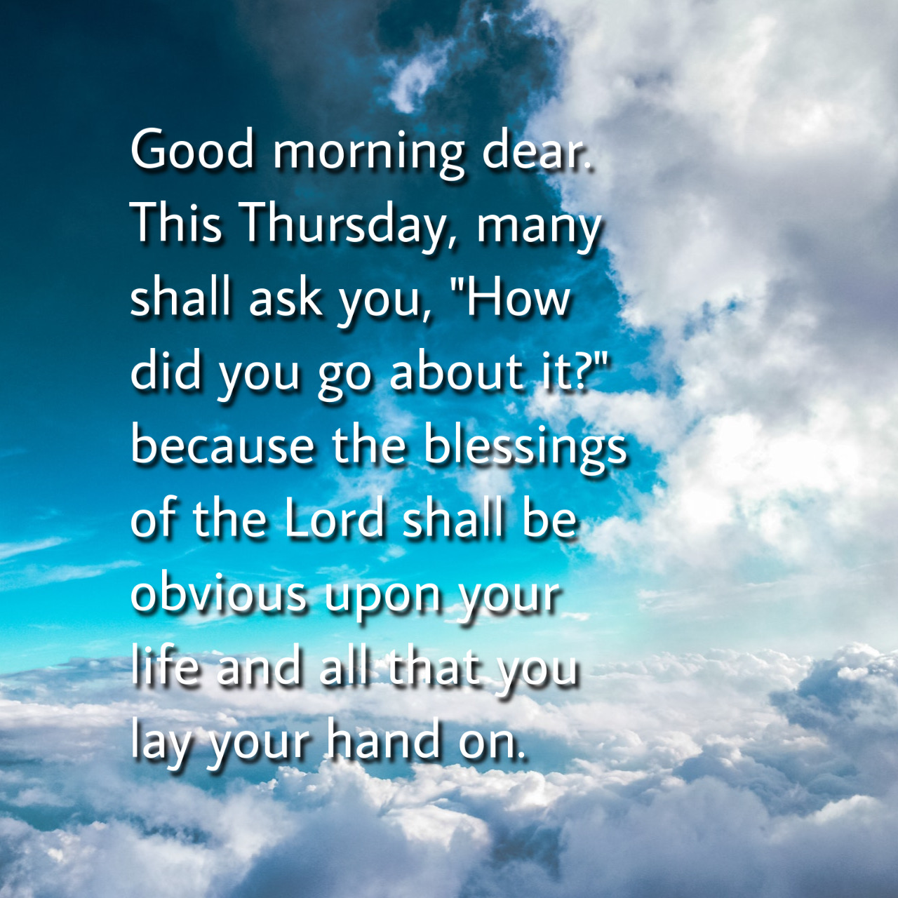 thursday blessings