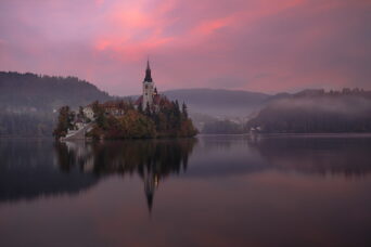 church by the lake