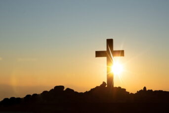 sunset jesus christ cross crucifixion