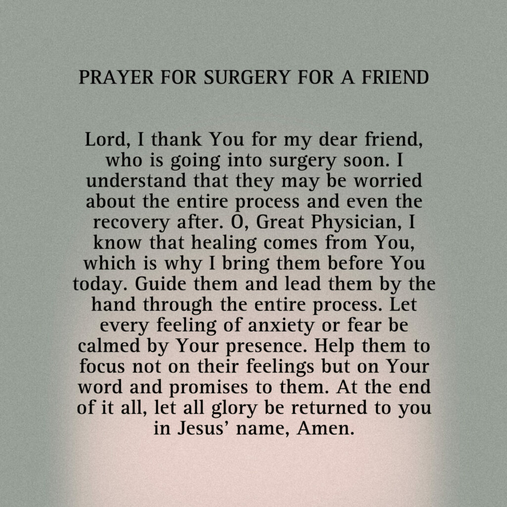 BestDailyPrayer | 7 Calming Prayers for a Surgery - BestDailyPrayer